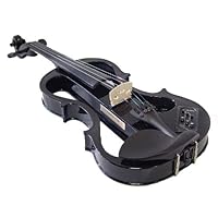 ViolinSmart Solid Wood Electric Silent Violin - Black