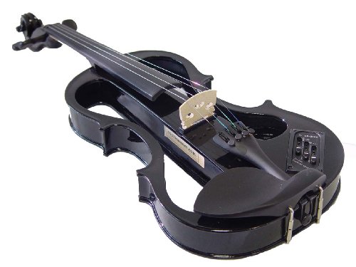 ViolinSmart Solid Wood Electric Silent Violin - Black