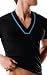2(x)ist Liquid Cotton Square-Cut Mens V-Neck Shirt