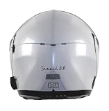 Vega Summit 3.0 Pearl White Small Full Face Helmet with V-Com Modular