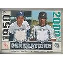 Luis Aparicio and Hanley Ramirez 2008 SP Legendary Cuts "Generations Memorabilia" #GEN-AR Dual Game Used Jersey Insert Card. Both Jersey Swatches Are White.