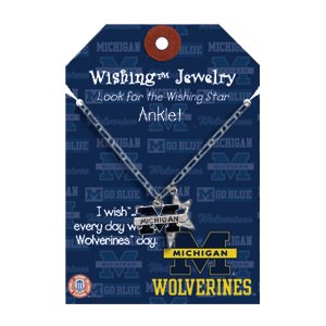 University of Michigan Wishing Anklet