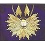 Egyptian Sunburst Necklace and Earring Set The Big Apple Costume Company