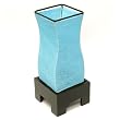 Handmade Woven Web Table / Desk Lamp Light Blue