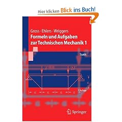 Formeln und Aufgaben zur Technischen Mechanik 1: Statik (Springer-Lehrbuch)