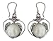 Amethyst earrings, 'Moon Goddess' 1 W 2 L