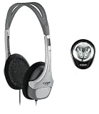 Coby CVH88 Digital Stereo HP w/ Volume Control & Bonus EP & Carrying Case