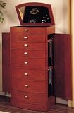 Powell "Natural Cherry" Jewelry Armoire