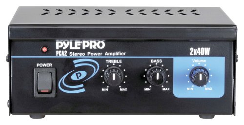 Pyle Home PCA2 80-Watt Stereo Mini Power Amplifier