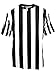 Mato & Hash Children's Referee Shirt Ref Costume Toddlers Kids Teens XS