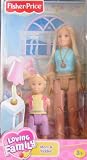 Fisher Price Loving Family MOM & TODDLER Dolls (2006)
