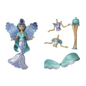 Barbie Fairytopia Mix and Switch Purple Mermaid and Fairy Doll by 