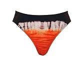 W Swim Orange Tie Dye Swimsuit Bottoms M