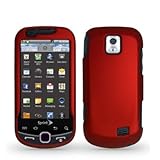 Samsung Intercept Moment 2 M910 Cell Phone Rubber Feel Red Protective Case  ....