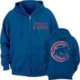 Men`s Chicago Cubs Field Idol II Full Zip Hooded Sweatshirt