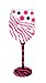 Zebra Stemware Glass