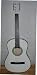 38 Inch Steel String Acoustic Guitar - White Color
