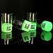 Kitchen & Housewares : 4 Glow in the Dark Shot Glasses