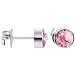 6mm Bezel October Birthstone Stud Earrings