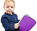 DURAGADGET Purple Water Resistant Neoprene Carry Case With Front Storage Pocket For The New Kurio 7S (96125) & Kurio 7