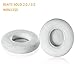 Memory Foam Protein Leather Ear Pads Earbuds Cushion Replacement Earpads for Beats Solo 2.0/3.0 Wireless NOT FIT Solo 2.0 Wired (White)