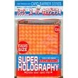 KMC Trading Card Sleeve - Orange Super Holography