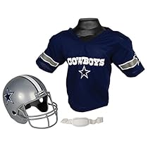 Franklin Sports NFL Dallas Cowboys Replica Youth Helmet and Jersey Set
