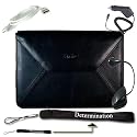 AMAZON KINDLE DX Envelope BLACK LEATHER Carrying POUCH CASE Cover Sleeve