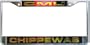 Central Michigan Chippewas Laser Chrome Frame