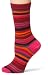 Ozone Design Women's Stripy Socks,Red,9 - 11