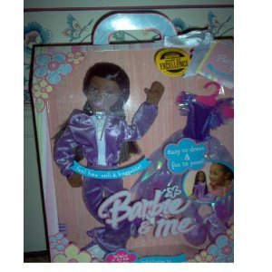 Barbie & Me Doll and Fashion Set African-American with Ballet + Jog Suit Outfits
