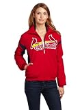 MLB Women's St. Louis Cardinals Triple Peak Premier Jacket (Pro Scarlet/Pro Navy, Small)