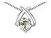 0.65 cttw Genuine Round Green Amethyst Pendant in title=