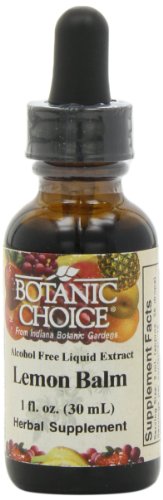 Botanic Choice Alcohol Free Liquid Extract, Lemon Balm, 1-Fl. Oz. (Pack of 2)