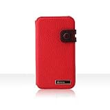 iPhone 4 / 4S Leather Case Masstige Leather Color Edge Diary Series - Royal Navy