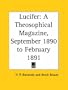 Lucifer - A Theosophical Magazine, September 1890 to February 1891