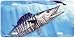 Wahoo and Islander Lure Art Print - License Plate Tag By Don Ray From Airstrike