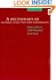 A Dictionary of Ecology, Evolution and Systematics