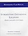 Book Mathematica Lab Manual: Introductory Differential Equations : From Linearity to Chaos