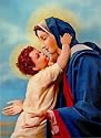 3D Lenticular Picture / Poster 10.5" X 13.5" - MADONNA MIT KIND