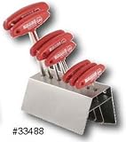 41242jkwG9L. SL160  Wiha 33488   T Handle Hex 8 Pc Set In Metal Stand 2 10mm