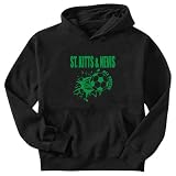 Sweatshirt Black  All Soccer St. Kitts & Nevis  Country