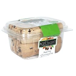 Aunt Gussie's Sugar Free Spelt Chocolate Chip Almond Biscotti, 8 Ounce Tub (Pack of 4)