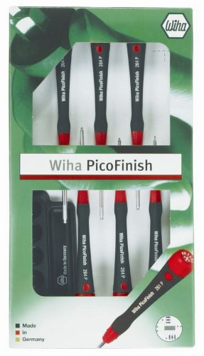 WIHA WERKZEUGE GMBH 260K6 Schraubendrehersatz 6tlg.Elektronik Feinmechanik WIHA m.Halter