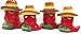 Chili Pepper 4pc Deluxe Canister Set