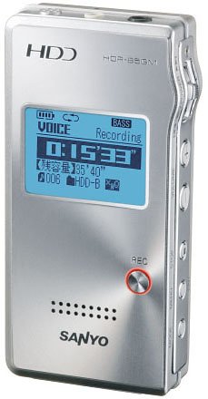 SANYO DIPLY TALK HDR-B5GM(S) HDD�{�C�X���R�[�_�[ (�V���o�[)