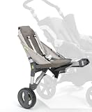Buggypod 841005 - Beiwagen f�r normale Buggy, Sport- und Kinderwagen, Steingrau, verstellbare R�ckenlehne, variabele Einstellungen