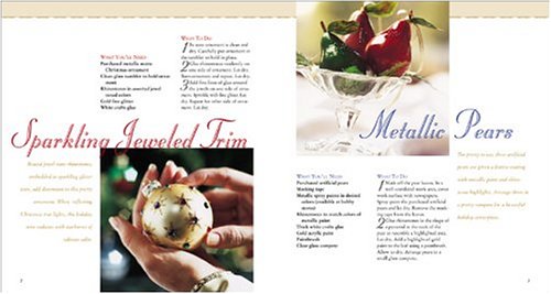 Christmas Ornaments to Make: 101 Sparkling Holiday Trims (Better Homes & Gardens) under Holidays in The Books Store