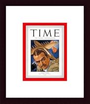 Howard Hughes / TIME Cover: July 19, 1948, Framed Art Print by TIME Magazine