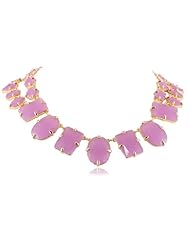 kate spade new york "Coated Confetti" Turquoise Short Statement Necklace, 18"